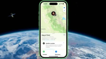 طريقة مشاركة الموقع عبر القمر الاصطناعي في هواتف أيفون عند انقطاع التغطية